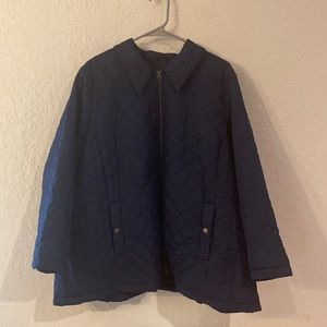 Lands End 2X Petite Quilted Barn Jacket